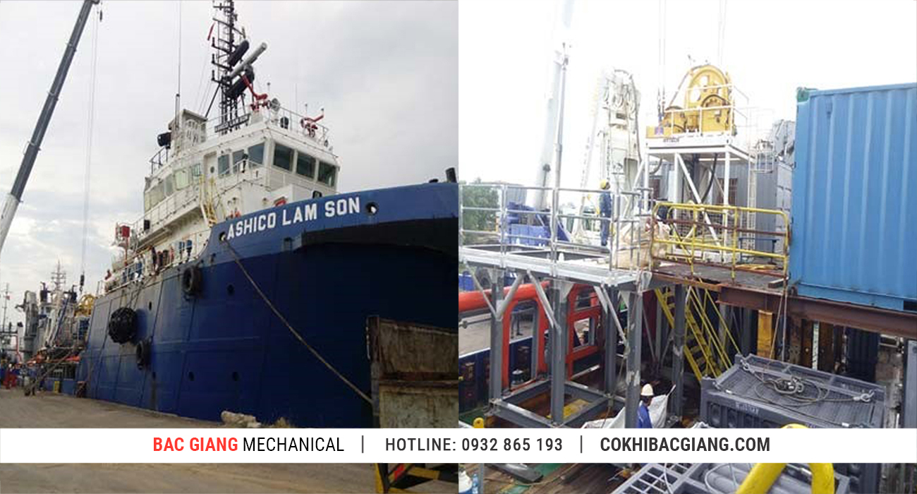 Item for installing the ROV on Ashico Lam Son